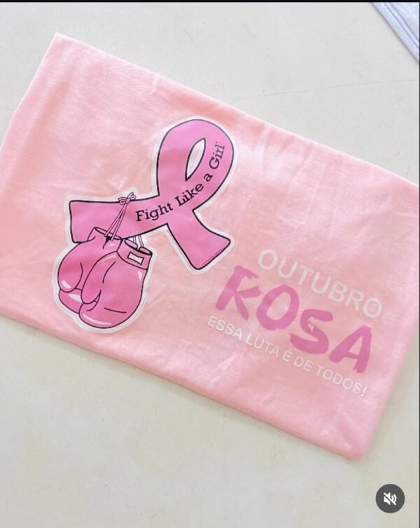 Camiseta Outubro Rosa