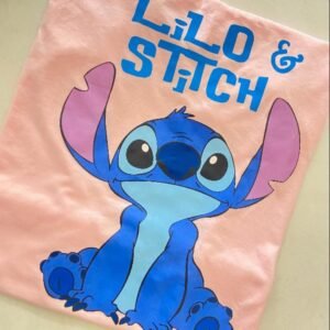 Camiseta Rosa Stitch